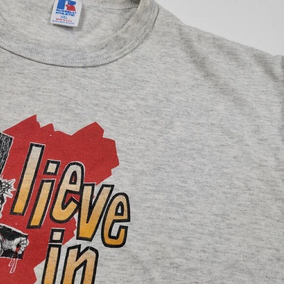 Vintage 90's Jesus Christ Russell Athletic XXL Single Stitch VTG T-Shirt Photos - Picture 9 of 13